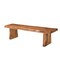 Homeroots 68" Brown Solid Wood Live Edge Dining Bench 565287 - alternate 4