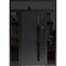 Vdomdoors Steel Door Dekton 0163 Ardesia Nero 96вЂќ/ 2 Side and Top Exterior Window Sidelite Entry Door Paint DEKTON0163EXD-ARD-W14+36+14xH96+16-LH-I - alternate 1