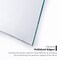 Fab Glass And Mirror Glass Office Chair Mat | 54in Flat Polished Edge Heavy Duty Glass Mat for Hard Floors CM54SQF-CL - alternate 5