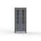 Strong Hold 12 GA Extreme Duty Clear View Cabinet with Half-Width Drawers 36-LD-244-6/5DB - alternate 3