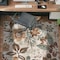 World Rug Gallery Garden Floral Area Rug 4 ft x 6 ft Beige WR147BEIGE4X6 - alternate 1