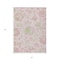 Homeroots 3' X 5' Pink Blush And Artichoke Green Floral Washable Indoor Outdoor Area Rug 589488 - alternate 5