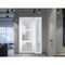 Vdomdoors Front Exterior Prehung FiberGlass Door Frosted Glass / Manux 8552 White Silk / Sidelight Exterior W MANUX8552EXD-WS-W36+14 x H80-RH - alternate 5