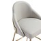 Manhattan Comfort Gracie Barstool in Stone and Gold - Set of 3 3-BS022-GST - alternate 6