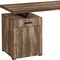 Homeroots 47" Brown and Black Wood and Metal Sled Computer Desk 489905 - alternate 5