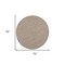 Homeroots 6' Beige Round Power Loom Area Rug 522450 - alternate 6