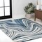 Jonathan Y Eleni Contemporary Glam Abstract Marble Turquoise/Cream 5 ft. x 8 ft. Area Rug SEU301C-5 - alternate 6