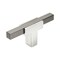 Amerock Urbanite 2-5/8 in 67 mm Length Polished Chrome/Black Chrome Cabinet Knob BP6726BCR - alternate 1