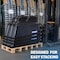 Magnum Tool Tilt Truck, 1/2 Cu. Yd. Capacity Dump Cart with Non-Marking 12 in Wheels & 5 in Casters (3-Pack) DUC12T-F-NM-03PK - alternate 3