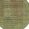 Homeroots 8' Brown Taupe And Green Round Striped Washable Indoor Outdoor Area Rug 613171 - alternate 5
