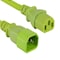 Sanoxy 4ft 14 AWG Computer Power Extension Cord IEC320 C13 to IEC320 C14, Green SNX-CBL-LDR-PW152-4204 - alternate 1