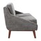 Office Star Products Lounge Seating/Davenport Mid-Century Loveseat, Charcoal SL4422R-MC4 - alternate 8