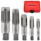 Neiko NPT Pipe Tap Set, 5-Piece, Copper, Brass and PVC Pipe Threader 00930A - alternate 1