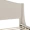 Martha Stewart Amelia Queen Upholstered Platform Bed w/Curved Headboard and Cushioned Siderails, Wood Slat, Beige TW-3WDB02B-Q-BG-MS - alternate 6