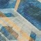 Homeroots 5' X 8' Teal Blue Gold And Silver Geometric Washable Indoor Outdoor Area Rug 618758 - alternate 7