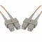 Unc Group Fiber Optic Patch Cable, Sc-Sc, 50 125 Multimode Duplex, Orange, 4M FJ5SCSC-04M - alternate 1