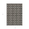 Homeroots 8' X 10' Black And Beige Geometric Washable Indoor Outdoor Area Rug 599607 - alternate 7