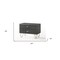 Homeroots 18" Wood Two Drawer Nightstand 473020 - alternate 4