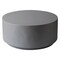 Leisuremod Terra 36 in Round Fiberstone Side Table, Weatherproof, Indoor/Outdoor, Fully Assembled TCT36GRY - alternate 1