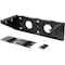 Ortronics FLUSH-MOUNT WALL BRACKET, 4U, 6"HX20.25"WX8.1"D, 200LB CAP, STEEL, BLACK WMBV4U - alternate 1