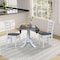 Whitewood Industries Extension Dining Tables, 45 in L, 38 in H, Parawood, 3 Piece Set K05-42DPT-C617-2 - alternate 4