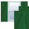 Ekena Millwork True Fit PVC Four Board Joined Board-n-Batten Shutters w/Z-Bar, Viridian Green , 21 1/2W x 67H, PR TFP102BBF21X067HG - alternate 1
