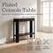 Alaterre Furniture Fluted Solid Wood Console Table 36 in Modern Entryway Table with Storage Shelf AFTBL-026 - alternate 3