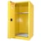 Securall Flammable Drum Storage Cabinet, 60 Gallon, 1 Shelves, 34 in W x 65 in H x 34 in D, Yellow V260 - alternate 1