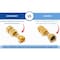Morvat Brass Quick Connect Garden Hose Fittings for Accessories, 6PK MOR-ABQCONNECTOR-6-A - alternate 6