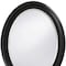 Homeroots 33" Black Oval Framed Accent Mirror 384187 - alternate 8