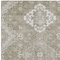 Homeroots 5' X 8' Taupe Beige And Ivory Medallion Washable Indoor Outdoor Area Rug 589051 - alternate 7
