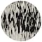 Homeroots 8' Black And Ivory Round Abstract Washable Indoor Outdoor Area Rug 612637 - alternate 7