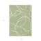 Homeroots 3' X 5' Artichoke Green And Ivory Abstract Washable Indoor Outdoor Area Rug 597451 - alternate 6