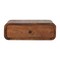 Homeroots 18" Chestnut Solid Wood Distressed One Drawer Floating Nightstand 712848 - alternate 1