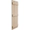 Ekena Millwork Rustic Three Board Joined Board-n-Batten Sandblasted Faux Wood Shutters, 16 1/2W x 62H, PR SHUBJS16X62SDPR - alternate 11
