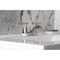 Kingston Brass Double-Handle 4" Centerset Bathroom Faucet with Pop-Up Drain, Brushed Nickel FB5628CML - alternate 2