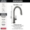 Delta Trinsic VoiceIQ Single-Handle Pull-Down Kitchen Faucet with Touch2O Technology Technology 9159TV-KS-DST - alternate 6