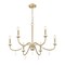 Z-Lite Toussant Modern Gold 6 Light Chandelier 6103-32MGLD - alternate 4