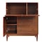 Homeroots 37" Brown Solid Manufactured Wood With Four Drawers 319172 - alternate 4