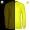Dome75 Long Sleeve Shirt, Enhanced Visibility, Polyester, HiVis Yellow, SM DSL1401 - alternate 3