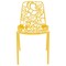 Leisuremod Modern Devon Aluminum Chair, Yellow, 4PK DC23Y4 - alternate 6