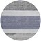 Homeroots 8' Denim Blue Ivory And Gray Round Abstract Washable Indoor Outdoor Area Rug 615262 - alternate 6