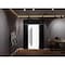 Vdomdoors Front Exterior Prehung Steel Door Ronex0144 Grey 2 Sidelight and Transom Window Sidelite Entry RONEX0144EXD-GRE-W14+36+14 X H80+16-LH-I - alternate 7
