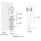 Sartodoors Sturdy Barn Door 30 x 84 inches Frosted Glass 2 lites, Lucia 4010 White Silk, 6.6FT Rail Hangers He LUCIA4010BD-S-WS-3084 - alternate 6