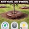 Pure Garden 15 Gallon Tree Watering Ring with Slow Release Drip Irrigation System PVC 50-LG81112 - alternate 7