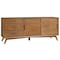 Homeroots 64in Brown TV Stand with Drawers and Sliding Door 404262 - alternate 6