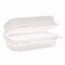 Pactiv Evergreen Hoagie Hinged Lid Container, 9 x 5.5 x 3.2, Clear, Plastic, 220PK YCASH3011UCH - alternate 3
