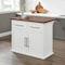 Crosley Bartlett Wood Top Kitchen Island KF30091WA-WH - alternate 6