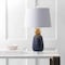 Jonathan Y Pineapple 23" Ceramic LED Table Lamp, Navy/Gold JYL4019A - alternate 4