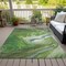 Homeroots 3' X 5' Green Blue And Ivory Abstract Washable Indoor Outdoor Area Rug 602623 - alternate 7